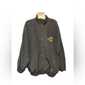 Vintage 1987-1994 Nike Full Zip Black and Yellow Gold Jacket